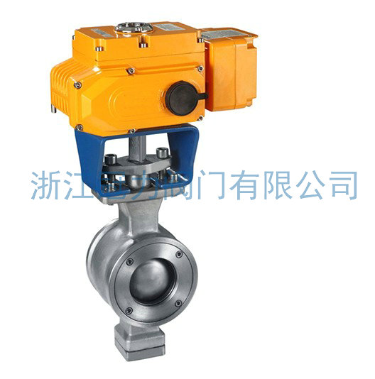 對夾式V型球閥的原理及性能特點